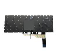 WZKOZDR US English Laptop RGB Backlit Keyboards For MSI GP66 for Stealth GS66 GE66 for Raider MS-1541 for MS-16V1 MS-1551(US cable RGB light)