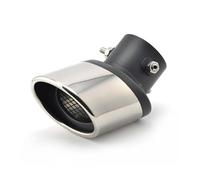 WZKSZMEFG Exhaust Tip for Kia Sportage 2016 2017 2018 2019 2020 2021,Corrosion Resistant Universal Car Muffler Tip Stainless Steel Tail Pipe End, Chrome Oval Muffler Tip