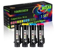 WZLAD 106R03859 Compatible for Xerox Toner Cartridges (BCMY) | 106R03859 Compatible for Xerox Toner Cartridges with Chip VersaLInk C500 C505 Printers