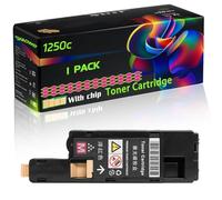 WZLAD 1250c Compatible for Dell Toner Cartridge with Chip 1250c 1350cnw 1355cn 1355cnw C1760nw C1765nf Printers (1 Pack Magenta)