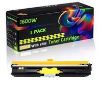 WZLAD 1600W Compatible for Konica Minolta Toner Cartridge with Chip Magicolor 1600W 1650 1680MF Printers (1 Pack Yellow)