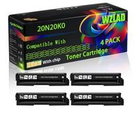 WZLAD 20N20K0 20N20C0 20N20Y0 20N20M0 Compatible for Lexmark Toner (4BK)