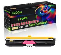 WZLAD 2400w Compatible for Konica Minolta Toner Cartridge with Chip Multifunction 2450 2400 2430 2500 2530 2550 Printers (1 Pack Magenta)