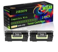WZLAD 25B3079 Compatible for Lexmark Toner Cartridge (2BK)