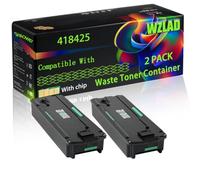 WZLAD 418425 Compatible for Ricoh Waste Toner Container (2BK) | 418425 Compatible for Ricoh Waste Toner Container with Chip Aficio IM C2510 C3010 C3510 C4510 C6010 C7010 Printers