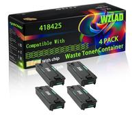WZLAD 418425 Compatible for Ricoh Waste Toner Container (4BK) | 418425 Compatible for Ricoh Waste Toner Container with Chip Aficio IM C2510 C3010 C3510 C4510 C6010 C7010 Printers