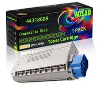 WZLAD 44318608 Compatible for Okidata OKI Toner Cartridge (1BK) | 44318608 Compatible for Okidata OKI Toner Cartridge with Chip C710N C710DN C710DTN C711N C711DN C711DTN Printers