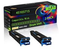 WZLAD 45103715 Compatible for Okidata OKI Drum Unit (2BK) | 45103715 Compatible for Okidata OKI Drum Unit with Chip C911dn C931DN C941DN C931e C941e C942 Printers
