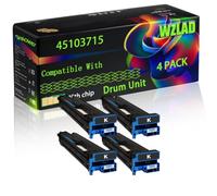 WZLAD 45103715 Compatible for Okidata OKI Drum Unit (4BK) | 45103715 Compatible for Okidata OKI Drum Unit with Chip C911dn C931DN C941DN C931e C941e C942 Printers