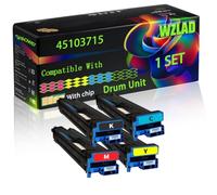WZLAD 45103715 Compatible for Okidata OKI Drum Unit (BCMY) | 45103715 Compatible for Okidata OKI Drum Unit with Chip C911dn C931DN C941DN C931e C941e C942 Printers