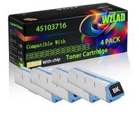WZLAD 45103716 45103715 45103714 45103713 Compatible for Okidata OKI (4BK)
