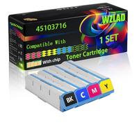 WZLAD 45103716 45103715 45103714 45103713 Compatible for Okidata OKI (BCMY)