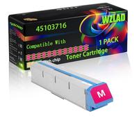 WZLAD 45103716 Compatible for Okidata OKI Toner Cartridge (1M) | 45103716 Compatible for Okidata OKI Toner Cartridge with Chip C911dn C911 C931e C931dn C941e C941dn C942dn Printers