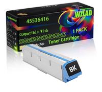 WZLAD 45536416 45536415 45536414 45536413 Compatible for Okidata OKI (1BK) | Compatible for Ricoh MP4054SP 4055 5054SP 5055 6054SP Printers, High Yield 120000 Pages, with Chip, High-Definition Printing