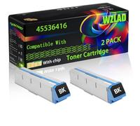 WZLAD 45536416 45536415 45536414 45536413 Compatible for Okidata OKI (2BK) | Compatible for Ricoh MP4054SP 4055 5054SP 5055 6054SP Printers, High Yield 120000 Pages, with Chip, High-Definition Printing