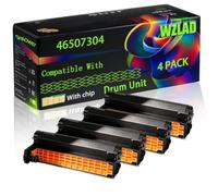 WZLAD 46507304 Compatible for Okidata OKI Drum Unit (4BK) | 46507304 Compatible for Okidata OKI Drum Unit with Chip C612N C612DN C612dnw Printers