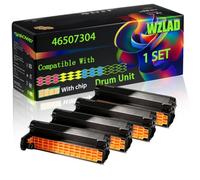 WZLAD 46507304 Compatible for Okidata OKI Drum Unit (BCMY) | 46507304 Compatible for Okidata OKI Drum Unit with Chip C612N C612DN C612dnw Printers