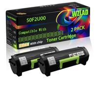WZLAD 50F2U00 Compatible for Lexmark Toner Cartridge (2BK) | 50F2U00 Compatible for Lexmark Toner Cartridge with Chip MS510 MS610 Printers