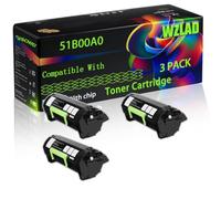 WZLAD 51B00A0 Compatible for Lexmark Toner Cartridge (3BK) | 51B00A0 Compatible for Lexmark Toner Cartridge with Chip MS617 MS617DN MX317 MX317DN MX417 MX417DN MX517 MX617 MX417de
