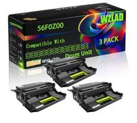 WZLAD 56F0Z00 Compatible for Lexmark Drum Unit (3BK) | 56F0Z00 Compatible for Lexmark Drum Unit with Chip B2546dn B2546dw B2650ade B2650dn MB2650adwe B2650dw Printers