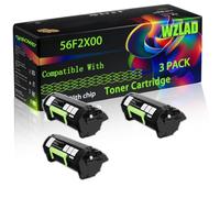 WZLAD 56F2X00 Compatible for Lexmark Toner Cartridge (3BK) | 56F2X00 Compatible for Lexmark Toner Cartridge with Chip MS421dn MS421dw MS521dn MS621dn MS622de Printers