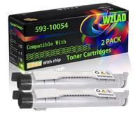 WZLAD 593-10054 Compatible for Dell Toner Cartridges (2BK)