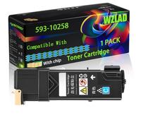 WZLAD 593-10258 593-10259 593-10261 593-10260 Compatible for Dell (1C) | 593-10258 593-10259 593-10261 593-10260 Compatible for Dell Toner Cartridge with Chip 1320 1320c 1320cn Printers