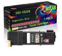 WZLAD 593-10258 593-10259 593-10261 593-10260 Compatible for Dell (1M) | 593-10258 593-10259 593-10261 593-10260 Compatible for Dell Toner Cartridge with Chip 1320 1320c 1320cn Printers