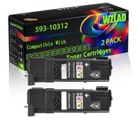 WZLAD 593-10312 Compatible for Dell Toner Cartridges (2BK)