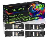 WZLAD 593-10312 Compatible for Dell Toner Cartridges (4BK)