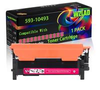 WZLAD 593-10493 593-10494 593-10495 593-10496 Compatible for Dell (1M) | 593-10493 593-10494 593-10495 593-10496 Compatible for Dell Toner Cartridge with Chip 1230C 1230CN 1235C 1235cn Printers