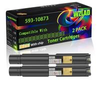 WZLAD 593-10873 Compatible for Dell Toner Cartridges (2BK)