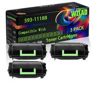 WZLAD 593-11188 Compatible for Dell Toner Cartridges (3BK)