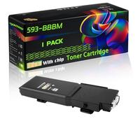 WZLAD 593-BBBM 593-BBBT 593-BBBS 593-BBBR Compatible for Dell Toner Cartridge with Chip C2665dn C2665dnf Printers (1 Pack Black)
