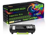 WZLAD 60F2H00 602H Compatible for Lexmark Toner Cartridge (1BK) | 60F2H00 602H Compatible for Lexmark Toner Cartridge with Chip MX610de MX611de MX611dhe MX611dte MX611 MX511 Printers