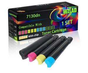 WZLAD 7130dn Compatible for Dell Toner Cartridge (BCMY)