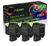 WZLAD 71B20K0 Compatible for Lexmark Toner Cartridge (3BK)