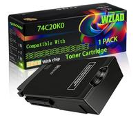 WZLAD 74C20K0 Compatible for Lexmark Toner Cartridge (1BK)