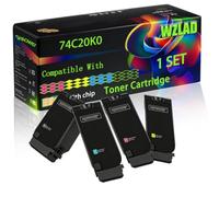 WZLAD 74C20K0 Compatible for Lexmark Toner Cartridge (BCMY)