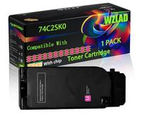 WZLAD 74C2SK0 74C2SC0 74C2SM0 74C2SM0 Compatible for Lexmark Toner (1M) | 74C2SK0 74C2SC0 74C2SM0 74C2SM0 Compatible for Lexmark Toner Cartridge with Chip CS720 CS725 CX725 Printers
