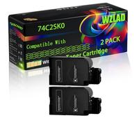 WZLAD 74C2SK0 74C2SC0 74C2SM0 74C2SM0 Compatible for Lexmark Toner (2BK) | 74C2SK0 74C2SC0 74C2SM0 74C2SM0 Compatible for Lexmark Toner Cartridge with Chip CS720 CS725 CX725 Printers