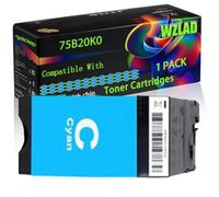 WZLAD 75B20K0 75B20C0 75B20M0 75B20Y0 Compatible for Lexmark Toner (1C) | 75B20K0 75B20C0 75B20M0 75B20Y0 Compatible for Lexmark Toner Cartridges with Chip CS727de CS728de CX727de Printers