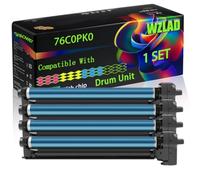 WZLAD 76C0PK0 Compatible for Lexmark Drum Unit (BCMY) | 76C0PK0 Compatible for Lexmark Drum Unit with Chip CS921de CX921DE CX923DXE CS923DE CX922DE Printers