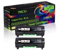 WZLAD 7MC5J Compatible for Dell Toner Cartridges (2BK) | 7MC5J Compatible for Dell Toner Cartridges with Chip B 2360d B 3465dnf B 2360dn B 3460dn Printers