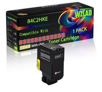 WZLAD 84C2HKE 84C2HCE 84C2HME 84C2HYE Compatible for Lexmark Toner (1M) | 84C2HKE 84C2HCE 84C2HME 84C2HYE Compatible for Lexmark Toner Cartridge with Chip CX725de CX725dhe CX725dthe Printers