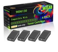 WZLAD 9006130 Compatible for Okidata OKI Toner Cartridge (4BK) | 9006130 Compatible for Okidata OKI Toner Cartridge with Chip C650 C651 Printers