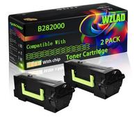 WZLAD B282000 Compatible for Lexmark Toner Cartridge (2BK) | B282000 Compatible for Lexmark Toner Cartridge with Chip B2865dw MB2770adwhe Printers
