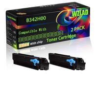 WZLAD B342H00 Compatible for Lexmark Toner Cartridge (2BK) | B342H00 Compatible for Lexmark Toner Cartridge with Chip B3340dw B3442dw MB3400 MB3442adw MB3442i Printers