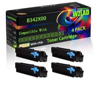 WZLAD B342X00 Compatible for Lexmark Toner Cartridge (4BK) | B342X00 Compatible for Lexmark Toner Cartridge with Chip B3442dw B3340dw MB3442adw MB3442i Printers