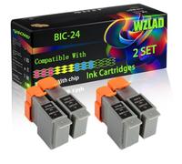 WZLAD BIC-24 Compatible for Canon Ink Cartridges (2Set) | BIC-24 Compatible for Canon Ink Cartridges with Chip BJC-2000 2100 4000 400J 4100 410J 4200 4300 4310 4400 4500 4550 4650